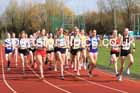 Girls Under-15s Young Athletes 5k, 2026 Northern Mens 12 and Womens 6 Stage Road Relays and Young Athletes 5k, Sheepmount Stadium, Carlisle. Photo: David T. Hewitson/Sports for All Pics
